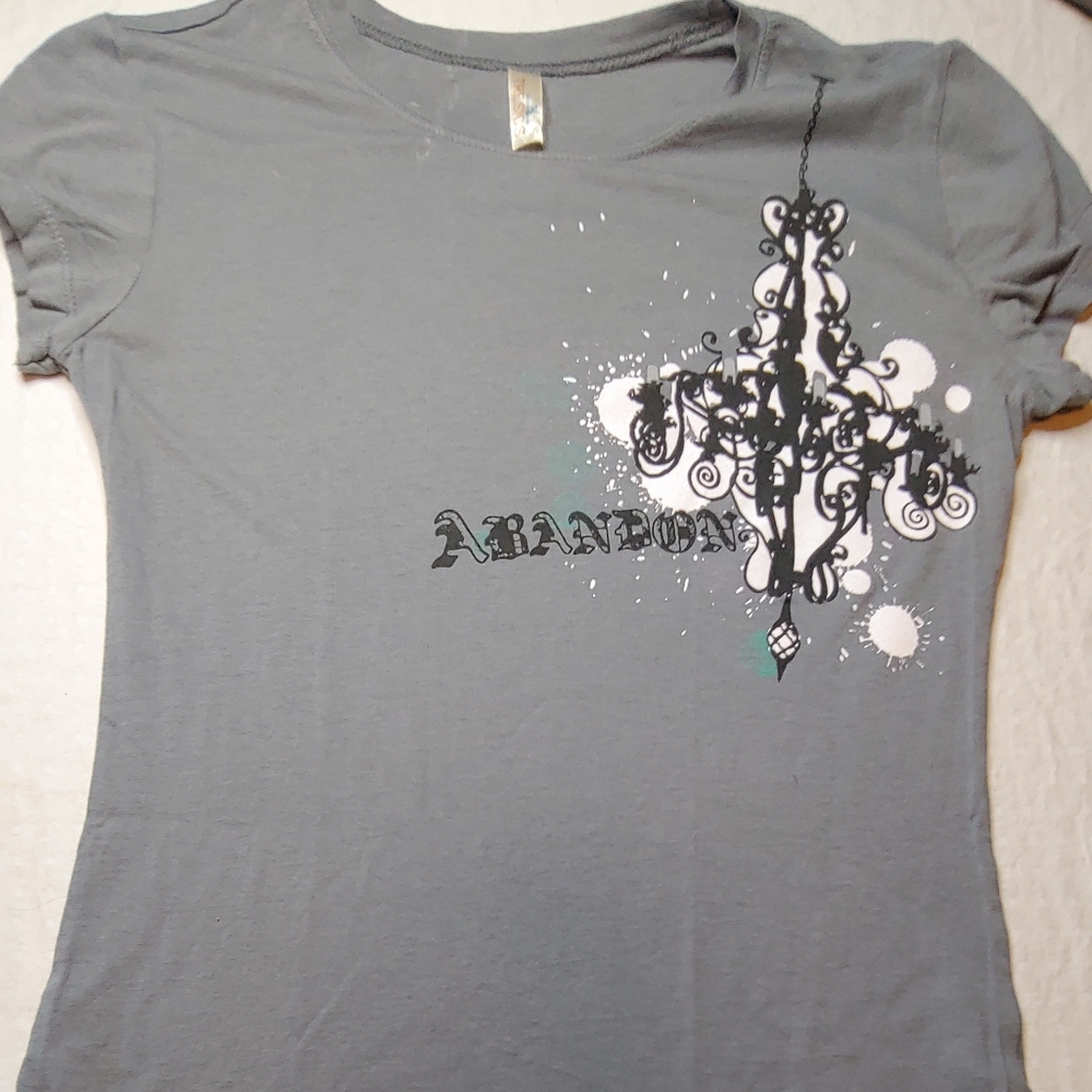 Abandon Band Concert Tee with Autographs on Back XL